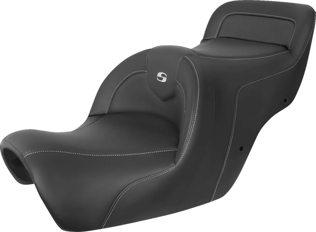 Saddlemen Roadsofa™ Seat - Carbon Fiber - Without Backrest - Black - GL H88-07-185 - Main Product View