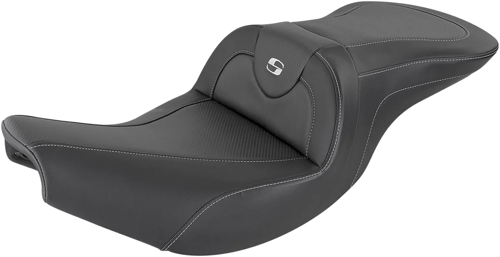 Saddlemen Roadsofa™ Seat - Carbon Fiber - Without Backrest - Black - Indian I14-07-185 - Main Product View