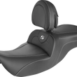 Load image into Gallery viewer, Saddlemen Roadsofa™ Seat - Carbon Fiber - with Backrest 897-06-185BR - Main Product View