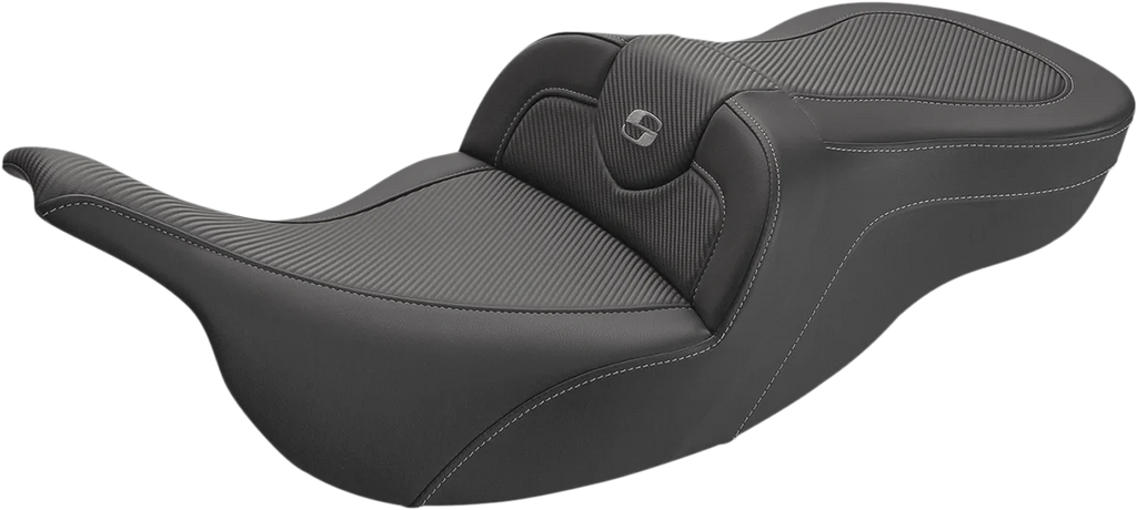 Saddlemen Roadsofa™ Seat - Carbon Fiber - without Backrest - '99-'07 FL 897-07-185 - Main Product View