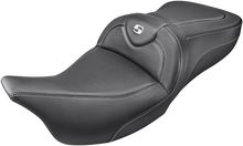 Load image into Gallery viewer, Saddlemen Roadsofa™ Seat - Carbon Fiber - without Backrest - '99-'07 FL 897-07-185 - Side View