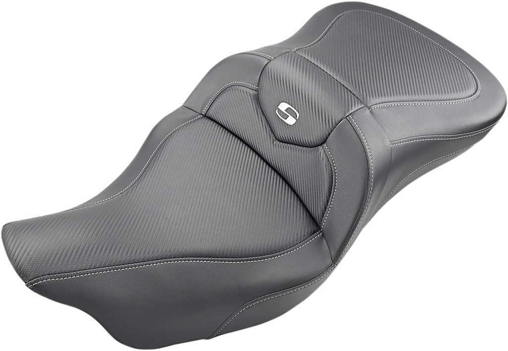 Saddlemen Roadsofa™ Seat - Carbon Fiber - without Backrest - Black - '09-'23 FLHTCUTG 808-07B-185T - Main Product View