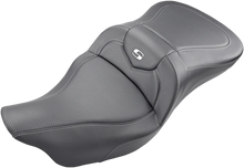 Load image into Gallery viewer, Saddlemen Roadsofa™ Seat - Carbon Fiber - without Backrest - Black - '09-'23 FLHTCUTG 808-07B-185T - Main Product View