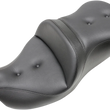 Load image into Gallery viewer, Saddlemen Roadsofa™ Seat - Full Lattice Stitch - with Backrest - Black - '09-'23 FLHTCUTG 808-07B-182TBR - Side View
