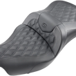 Load image into Gallery viewer, Saddlemen Roadsofa™ Seat - Full Lattice Stitch - without Backrest - Black - '09-'23 FLHTCUTG 808-07B-182T - Main Product View