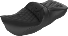 Load image into Gallery viewer, Saddlemen Roadsofa™ Seat - Full Lattice Stitch - without Backrest - FLH '97-'07 897-06-182 - Additional View 5