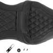 Load image into Gallery viewer, Saddlemen Roadsofa™ Seat - Full Lattice Stitch - without Backrest - FLT/FLH '08-'23 808-07B-182 - Back View