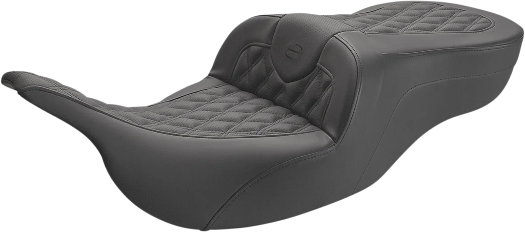 Saddlemen Roadsofa™ Seat - Full Lattice Stitch - without Backrest - FLT/FLH '97-'07 897-07-182 - Main Product View
