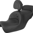 Load image into Gallery viewer, Saddlemen Roadsofa™ Seat - Includes Backrest - Black H88-07-187BR - Main Product View