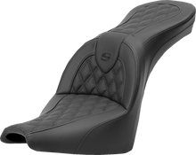 Load image into Gallery viewer, Saddlemen Roadsofa™ Seat - Lattice Stitch - without Backrest - FXBB/FXST '18-'23 818-30-182 - Main Product View