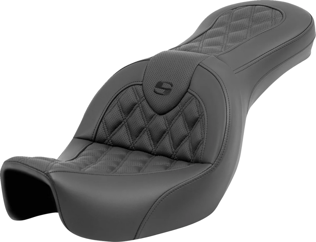 Saddlemen Roadsofa™ Seat - Lattice Stitch - without Backrest - FXD '06-'17 806-04-182 - Main Product View