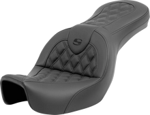 Load image into Gallery viewer, Saddlemen Roadsofa™ Seat - Lattice Stitch - without Backrest - FXD '06-'17 806-04-182 - Main Product View