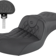 Load image into Gallery viewer, Saddlemen Roadsofa™ Seat - With Backrest - Full Lattice Stitch - Black - Indian I20-06-182BR - Main Product View
