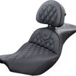 Load image into Gallery viewer, Saddlemen Roadsofa™ Seat - With Backrest - Full Lattice Stitch - Heated - Black - Indian I14-07-182BRHCT - Main Product View