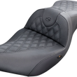 Load image into Gallery viewer, Saddlemen Roadsofa™ Seat - With Backrest - Full Lattice Stitch - Heated - Black - Indian I14-07-182BRHCT - Side View