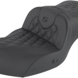 Load image into Gallery viewer, Saddlemen Roadsofa™ Seat - Without Backrest - Full Lattice Stitch - Black - Heated - GL I20-06-182HCT - Main Product View
