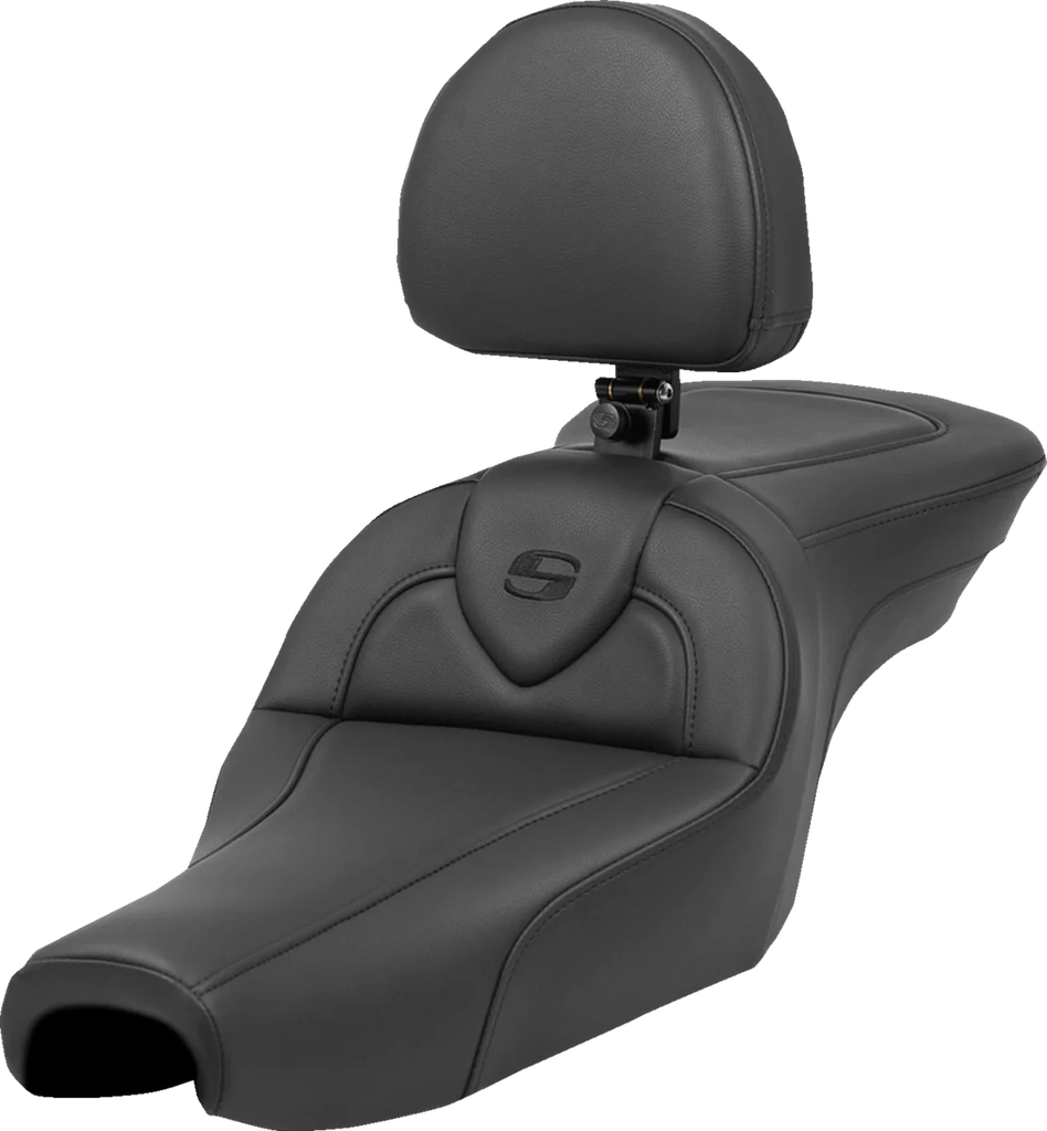 Saddlemen Roadsofa™ Seat - with Backrest - Black - XL '04-'22 807-11-187BR - Main Product View