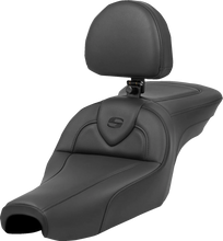 Load image into Gallery viewer, Saddlemen Roadsofa™ Seat - with Backrest - Black - XL '04-'22 807-11-187BR - Main Product View
