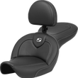 Load image into Gallery viewer, Saddlemen Roadsofa™ Seat - with Backrest - Carbon Fiber - FXDWG '96-'23 896-05-185BR - Main Product View