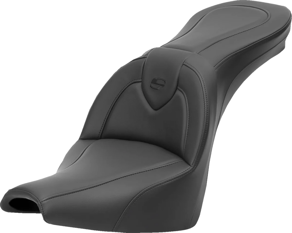 Saddlemen Roadsofa™ Seat - without Backrest - Black/Black Stitching - FXBB/FXST '18-'23 818-30-187 - Main Product View
