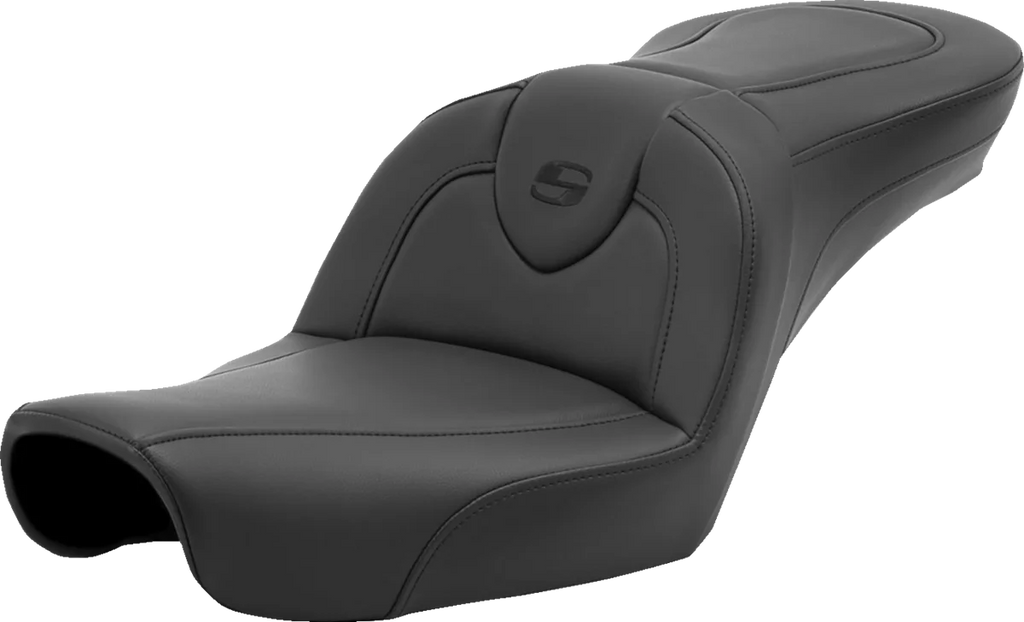 Saddlemen Roadsofa™ Seat - without Backrest - Black/Black Stitching - FXD '96-'03 896-04-187 - Main Product View