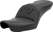 Load image into Gallery viewer, Saddlemen Roadsofa™ Seat - without Backrest - Black/Black Stitching - FXD '96-'03 896-04-187 - Main Product View