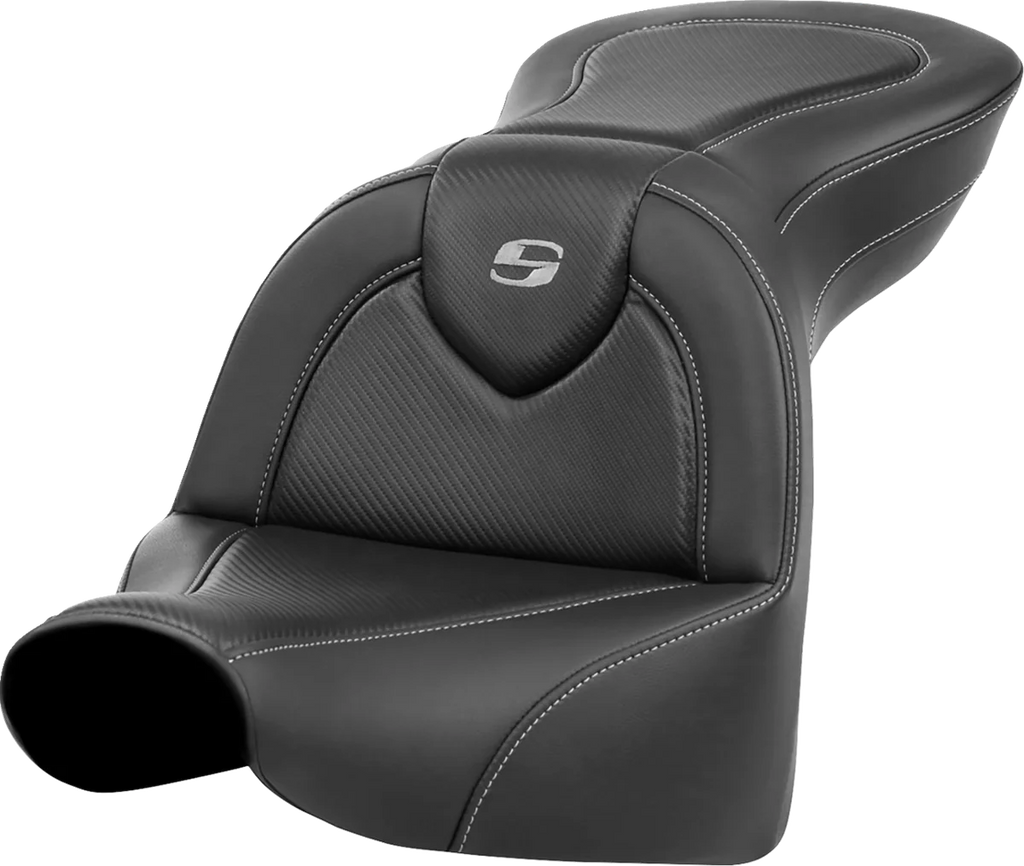 Saddlemen Roadsofa™ Seat - without Backrest - Carbon Fiber - FXBR/S '18-'20 818-31-185 - Main Product View