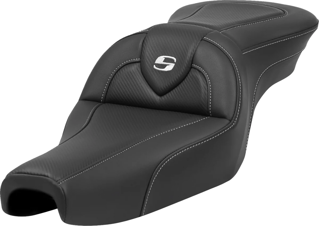 Saddlemen Roadsofa™ Seat - without Backrest - Carbon Fiber - XL '04-'22 807-11-185 - Main Product View