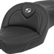 Load image into Gallery viewer, Saddlemen Roadsofa™ Seat - without Backrest - Carbon Fiber - XL '79-'03 879-03-185 - Main Product View