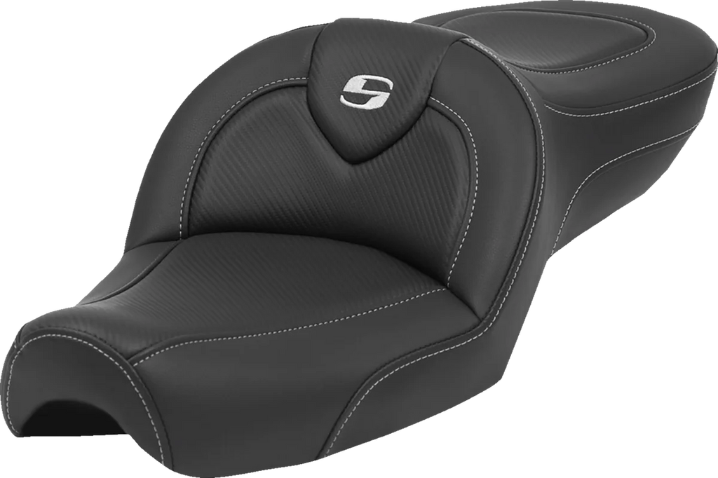 Saddlemen Roadsofa™ Seat - without Backrest - Carbon Fiber - XL '79-'03 879-03-185 - Main Product View