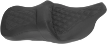Load image into Gallery viewer, Saddlemen Roadsofa™ Seat - without Backrest - Full Lattice Stitch - Heated - &#39;99-07 FLH 897-06-182BRHC - Side View