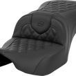 Load image into Gallery viewer, Saddlemen Roadsofa™ Seat - without Backrest - Lattice Stitch - Black - FL '23-'24 823-07-182 - Main Product View