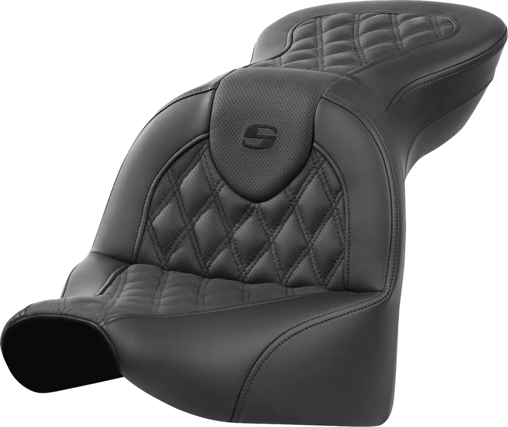 Saddlemen Roadsofa™ Seat - without Backrest - Lattice Stitch - FXBR/S '18-'20 818-31-182 - Main Product View