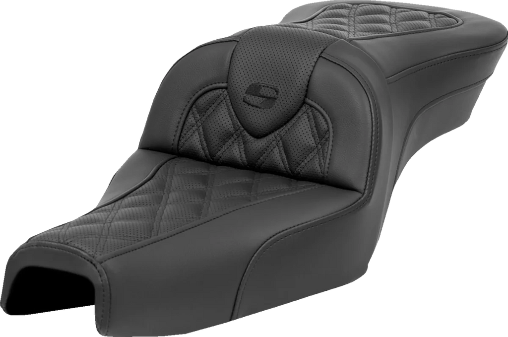 Saddlemen Roadsofa™ Seat - without Backrest - Lattice Stitch - XL '04-'22 807-03-182 - Main Product View