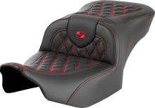 Load image into Gallery viewer, Saddlemen Roadsofa™ Seat - without Backrest - Red Lattice Stitch - FLTR/FLHX '23-'24 823-07-18204 - Main Product View