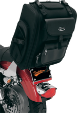 Load image into Gallery viewer, Saddlemen S2200E Expandable Sissy Bar Bag - Installation View