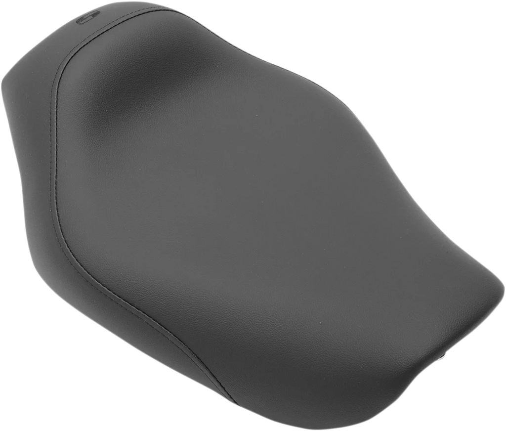 Saddlemen S3 Super Slammed Seat - Solo - Black - '04-'05 FXD 804-04-002D - Side View