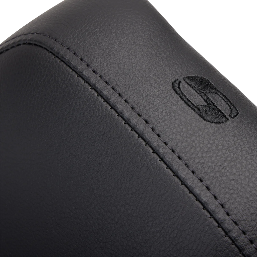 Saddlemen S3 Super Slammed Seat - Solo - Black - '06-'17 FLSTC 806-15-002D - Back View