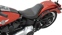 Load image into Gallery viewer, Saddlemen S3 Super Slammed Seat - Solo - Black - '07-'17 FB 806-12-002D - Back View