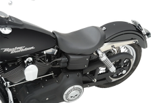 Load image into Gallery viewer, Saddlemen S3 Super Slammed Seat - Solo - Black - Dyna '06-'17 806-04-002D - Installation View