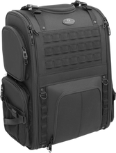 Load image into Gallery viewer, Saddlemen S3500 Tactical Sissy Bar Bag - Black EX000040A - Main Product View