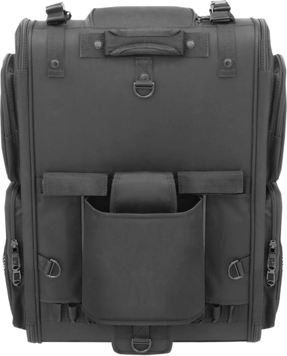 Saddlemen S3500 Tactical Sissy Bar Bag - Black EX000040A - Side View