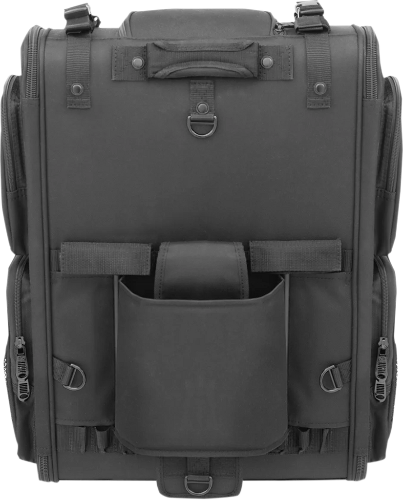 Saddlemen S3500 Tactical Sissy Bar Bag - Black EX000040A - Side View