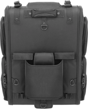 Load image into Gallery viewer, Saddlemen S3500 Tactical Sissy Bar Bag - Black EX000040A - Side View