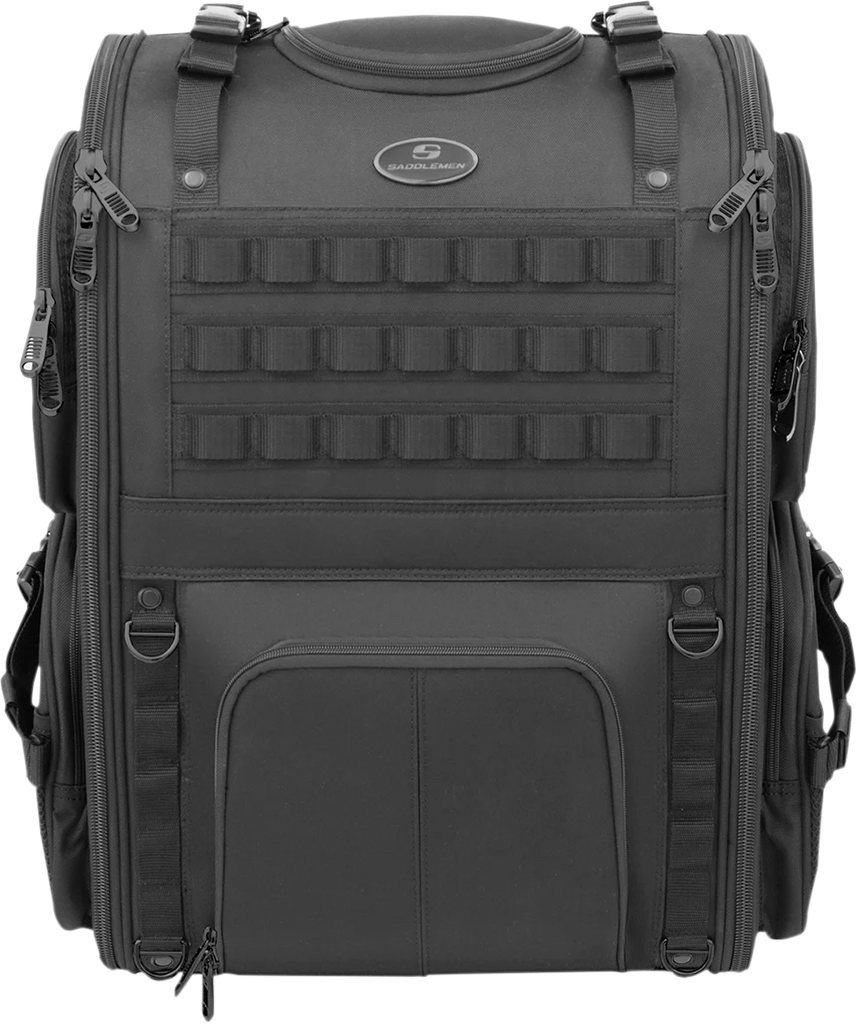 Saddlemen S3500 Tactical Sissy Bar Bag - Black EX000040A - Additional View 8