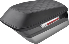 Load image into Gallery viewer, Saddlemen Saddlebag Cover - Lattice Stitch - FL '93-'13 L870-93-LS - Back View