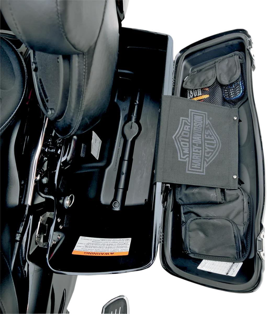 Saddlemen Saddlebag Lid Organizer - Installation View