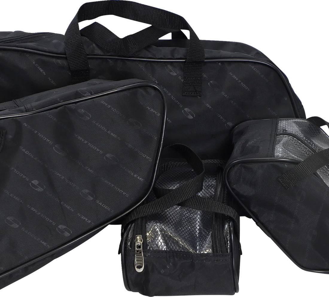 Saddlemen Saddlebag Liner - Cube - Back View