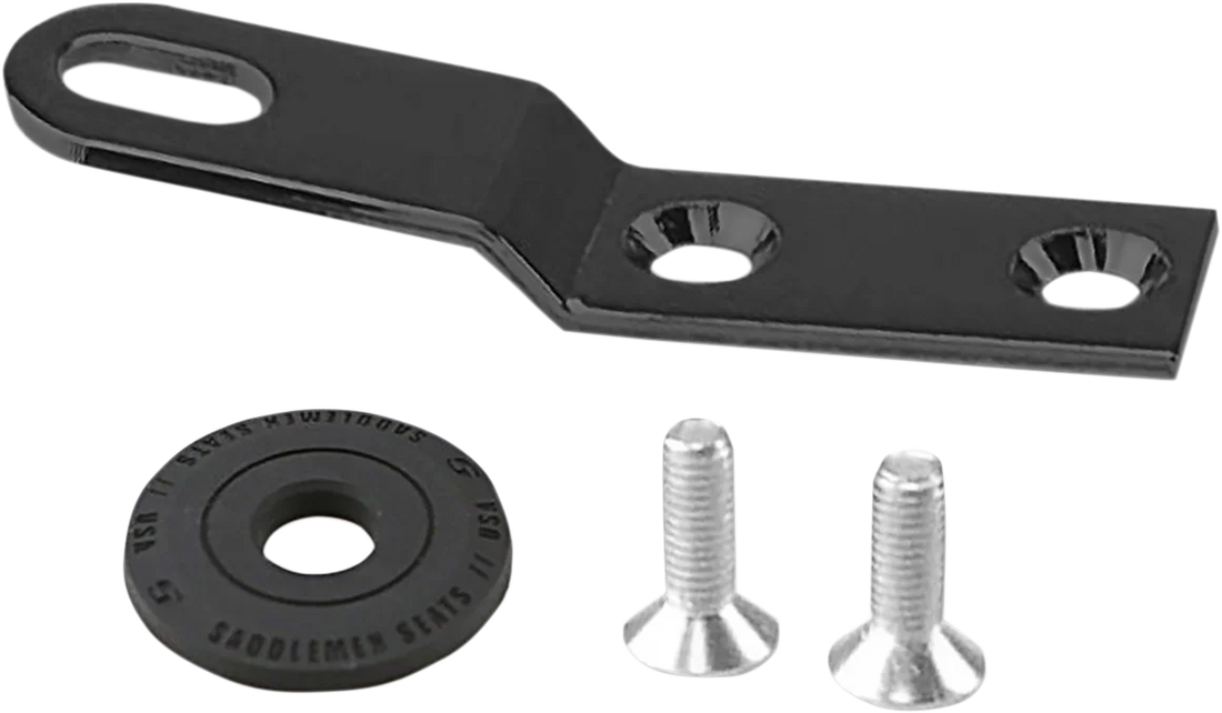 Saddlemen Seat Bracket - Black - 1/4"-28 10545BB - Side View