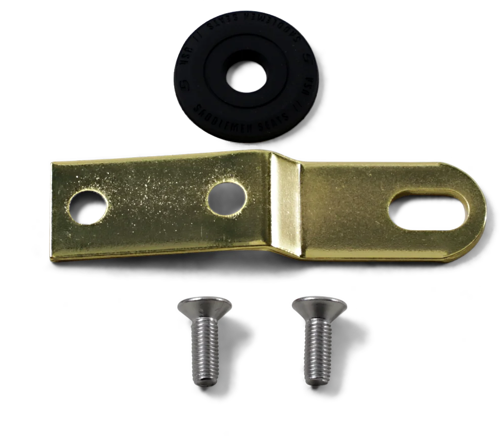 Saddlemen Seat Bracket - Black - 1/4"-28 10545BB - Detail View